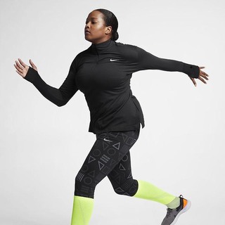 Top Nike Running (Plus) Dama Negrii | TGWC-16587